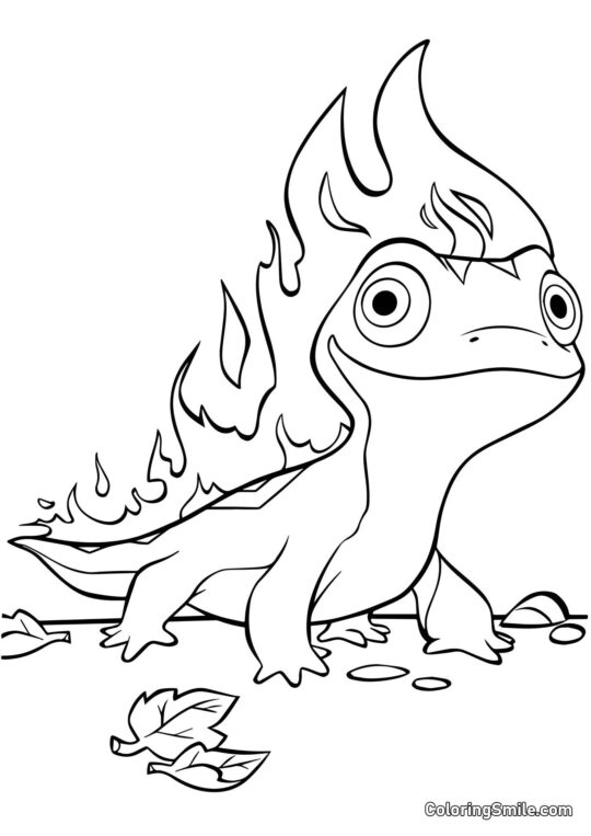 Bruni – Ildånd - Farvelægningsside