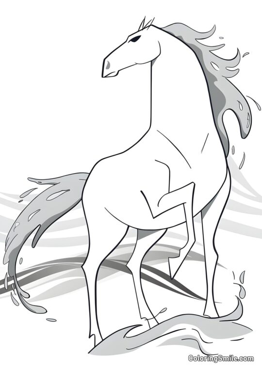 Nokk fra Frozen Heart 2 - Farvelægningsside